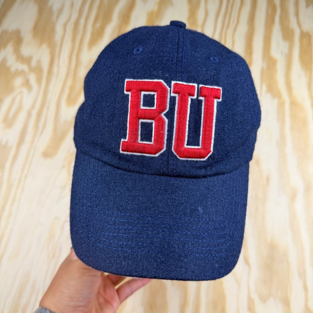 47 Brand Boston University BU Hat Navy Blue Relaxed Fit Cap Large